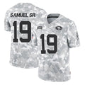 Johmsee SF.49ers #19 Deebo Samuel Sr. Player Arctic Camo Limited Salute To Service Home Game Stitched Jerseys