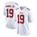 Johmsee SF.49ers #19 Deebo Samuel Sr. Player White Fashion Home Game Stitched Jerseys
