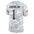 Johmsee SF.49ers #1 Ricky Pearsall Player Arctic Camo Salute to Service Limited Stitched Jerseys