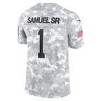 Johmsee SF.49ers #1 Ricky Pearsall Player Arctic Camo Salute to Service Limited Stitched Jerseys