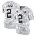 Johmsee SF.49ers #2 Deommodore Lenoir Player Arctic Camo Limited Salute To Service Home Game Stitched Jerseys