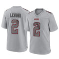 Johmsee SF.49ers #2 Deommodore Lenoir Player Gray Atmosphere Fashion Home Game Stitched Jerseys