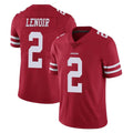 Johmsee SF.49ers #2 Deommodore Lenoir Player Red Limited Vapor Untouchable Home Game Stitched Jerseys