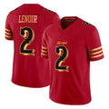 Johmsee SF.49ers #2 Deommodore Lenoir Player Red Rivalries Vapor Limited Home Game Stitched Jerseys