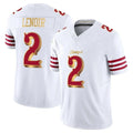 Johmsee SF.49ers #2 Deommodore Lenoir Player White 2025 Rivalries Collection Game Limited Stitched Jerseys