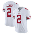 Johmsee SF.49ers #2 Deommodore Lenoir Player White Limited Vapor Untouchable Home Game Stitched Jerseys