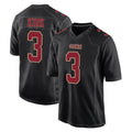 Johmsee SF.49ers #3 Christian Kirk Player Black Fashion Home Game Stitched Jerseys