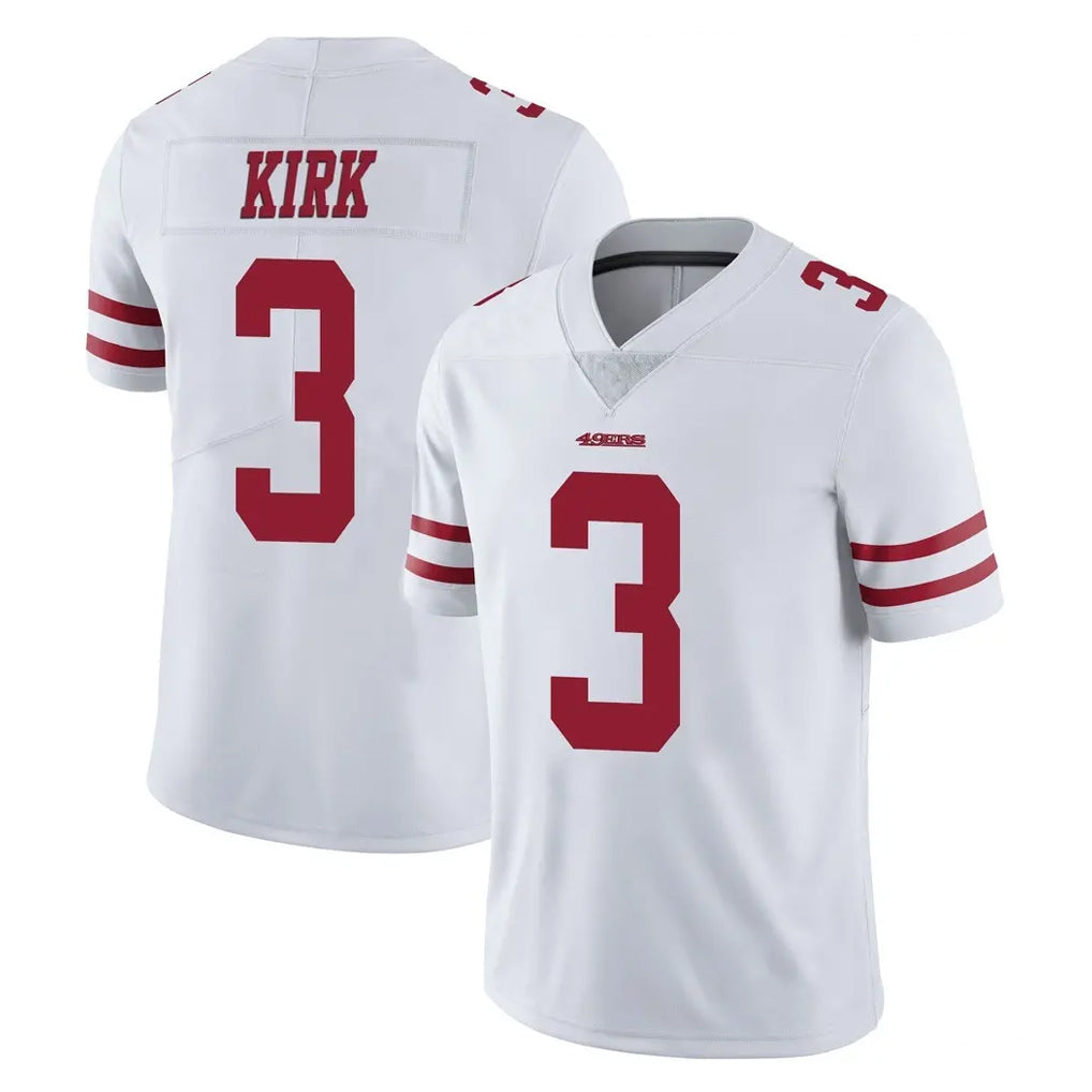 Johmsee SF.49ers #3 Christian Kirk Player White Limited Vapor Untouchable Home Game Stitched Jerseys