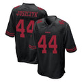 Johmsee SF.49ers #44 Kyle Juszczyk Player Black Alternate Home Game Stitched Jerseys