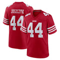 Johmsee SF.49ers #44 Kyle Juszczyk Player Red Game Home Stitched Jerseys