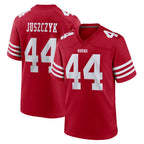 Johmsee SF.49ers #44 Kyle Juszczyk Player Red Game Home Stitched Jerseys