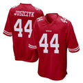 Johmsee SF.49ers #44 Kyle Juszczyk Player Red Home Game Stitched Jerseys