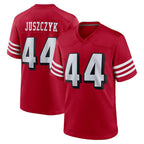 Johmsee SF.49ers #44 Kyle Juszczyk Player Red Limited Alternate Home Game Stitched Jerseys