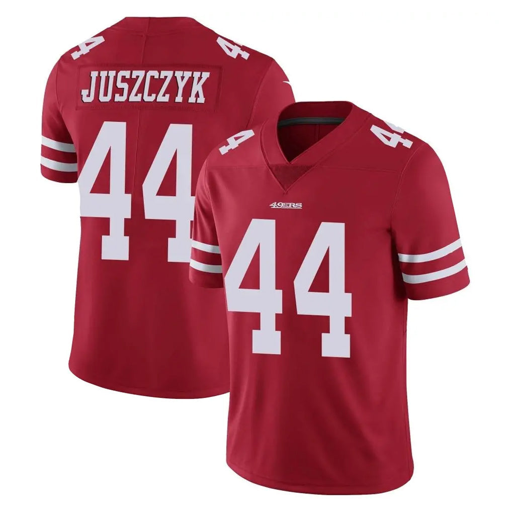 Johmsee SF.49ers #44 Kyle Juszczyk Player Red Limited Vapor Untouchable Home Game Stitched Jerseys