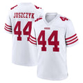 Johmsee SF.49ers #44 Kyle Juszczyk Player White Game Home Stitched Jerseys