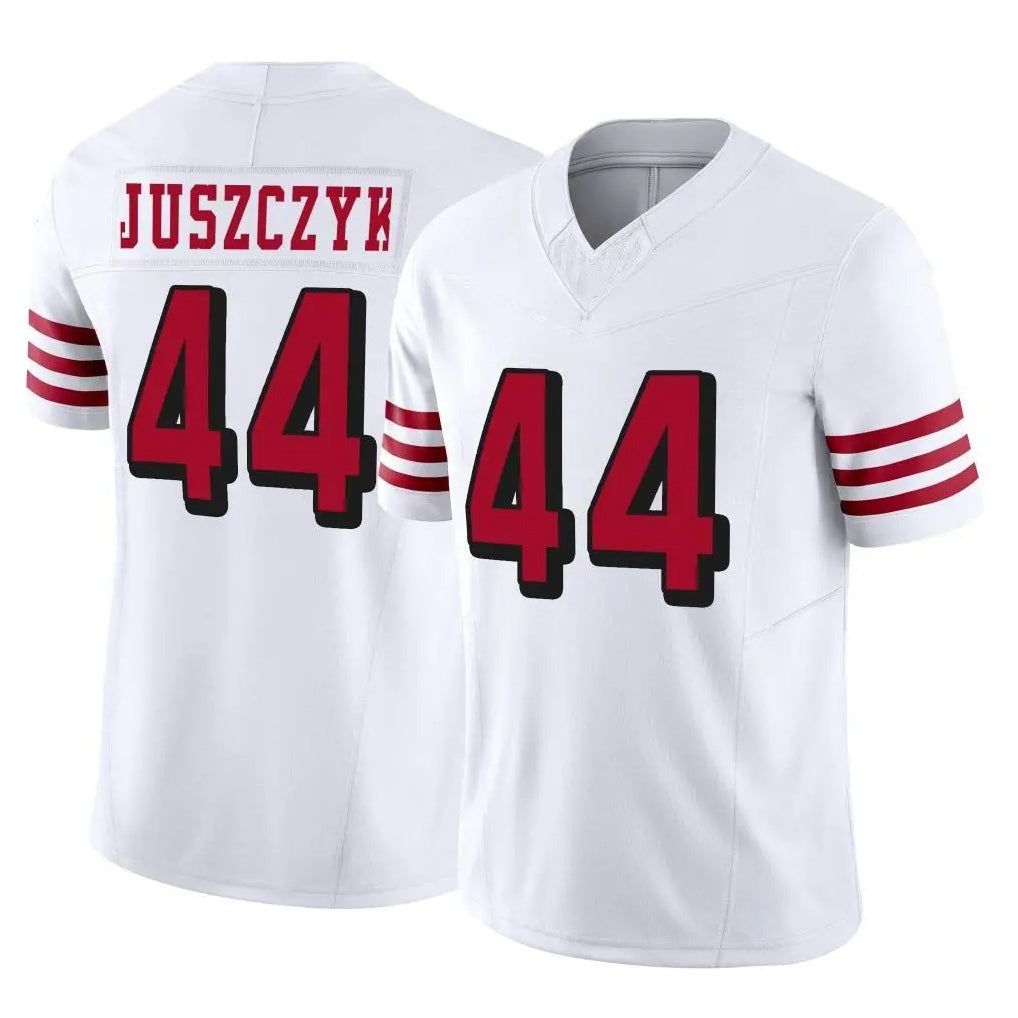 Johmsee SF.49ers #44 Kyle Juszczyk Player White Limited Alternate Vapor F.U.S.E. Home Game Stitched Jerseys