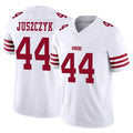 Johmsee SF.49ers #44 Kyle Juszczyk Player White Limited Vapor F.U.S.E. Home Game Stitched Jerseys