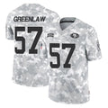 Johmsee SF.49ers #57 Dre Greenlaw Player Arctic Camo Limited Salute To Service Home Game Stitched Jerseys
