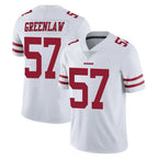 Johmsee SF.49ers #57 Dre Greenlaw Player White Limited Vapor Untouchable Home Game Stitched Jerseys