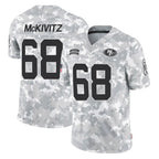 Johmsee SF.49ers #68 Colton McKivitz Player Arctic Camo Limited Salute To Service Home Game Stitched Jerseys