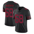 Johmsee SF.49ers #68 Colton McKivitz Player Black Alternate Limited Vapor Untouchable Home Game Stitched Jerseys