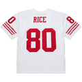 Johmsee SF.49ers #80 Jerry Rice Mitchell & Ness White 1994 Legacy Replica Jersey