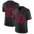 Johmsee SF.49ers #80 Jerry Rice Player Black Vapor Untouchable Limited Throwback Stitched Jerseys