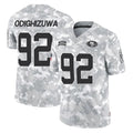 Johmsee SF.49ers #92 Osa Odighizuwa Player Arctic Camo Limited Salute To Service Home Game Stitched Jerseys