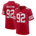 Johmsee SF.49ers #92 Osa Odighizuwa Player Red Game Home Stitched Jerseys