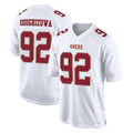 Johmsee SF.49ers #92 Osa Odighizuwa Player White Fashion Home Game Stitched Jerseys