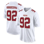 Johmsee SF.49ers #92 Osa Odighizuwa Player White Fashion Home Game Stitched Jerseys