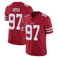 Johmsee SF.49ers #97 Nick Bosa Player Red Limited Vapor Untouchable Home Game Stitched Jerseys
