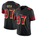 Johmsee SF.49ers #97 Nick Bosa Player Rivalries Collection Vapor Limited Black Stitched Jersey
