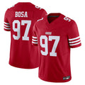Johmsee SF.49ers #97 Nick Bosa Player Scarlet Vapor F.U.S.E. Limited Stitched Jerseys