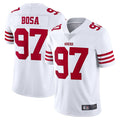 Johmsee SF.49ers #97 Nick Bosa Player White Vapor Limited Stitched Jerseys