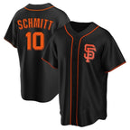 Johmsee SF.Giants #10 Casey Schmitt Player  Black 2026 Home Game Stitched Jerseys