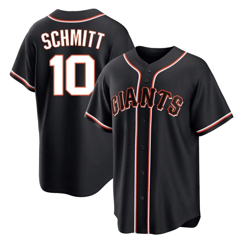 Johmsee SF.Giants #10 Casey Schmitt Player Black Fashion Out Home Limited Stitched Jerseys