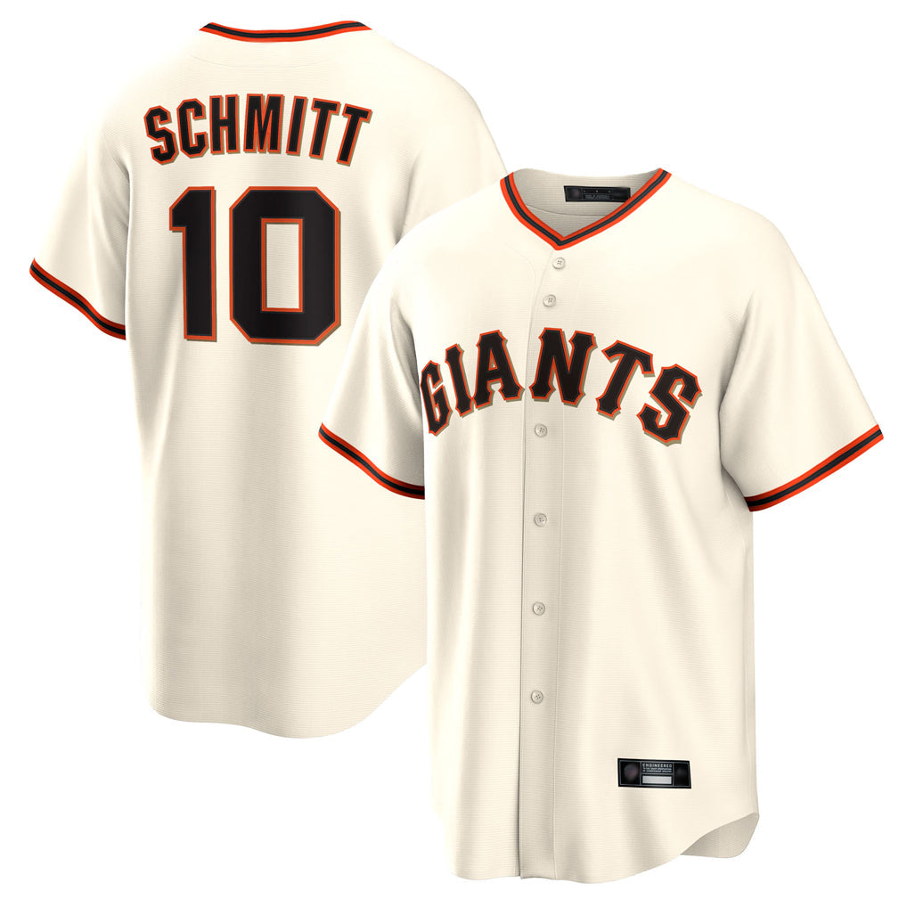 Johmsee SF.Giants #10 Casey Schmitt Player Cream Home Game Stitched Jerseys