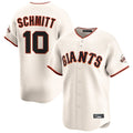 Johmsee SF.Giants #10 Casey Schmitt Player Cream Home Limited Stitched Jerseys