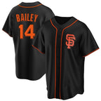 Johmsee SF.Giants #14 Patrick Bailey Player Black 2026 Home Game Stitched Jerseys