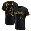 Johmsee SF.Giants #14 Patrick Bailey Player Black Snake Skin City Limited Elite Stitched Jerseys