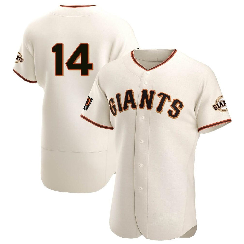 Johmsee SF.Giants #14 Patrick Bailey Player Cream Home Limited Elite Stitched Jerseys