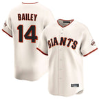 Johmsee SF.Giants #14 Patrick Bailey Player Cream Home Limited Stitched Jerseys