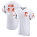 Johmsee SF.Giants #14 Patrick Bailey Player White City Connect Home Limited Elite Stitched Jerseys