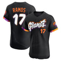 Johmsee SF.Giants #17 Heliot Ramos Player Black 2025 City Connect Home Limited Elite Stitched Jerseys