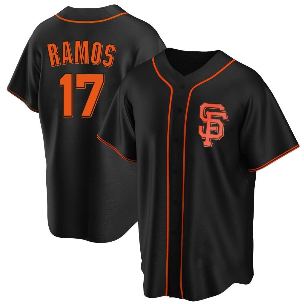 Johmsee SF.Giants #17 Heliot Ramos Player Black 2026 Home Game Stitched Jerseys