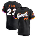 Johmsee SF.Giants #22 Will Clark Player Black 2025 City Connect Home Limited Elite Stitched Jerseys