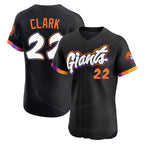 Johmsee SF.Giants #22 Will Clark Player Black 2025 City Connect Home Limited Elite Stitched Jerseys