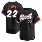 Johmsee SF.Giants #22 Will Clark Player Black 2025 City Connect Home Limited Stitched Jerseys