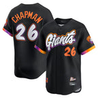 Johmsee SF.Giants #26 Matt Chapman Player Black 2025 City Connect Home Limited Stitched Jerseys